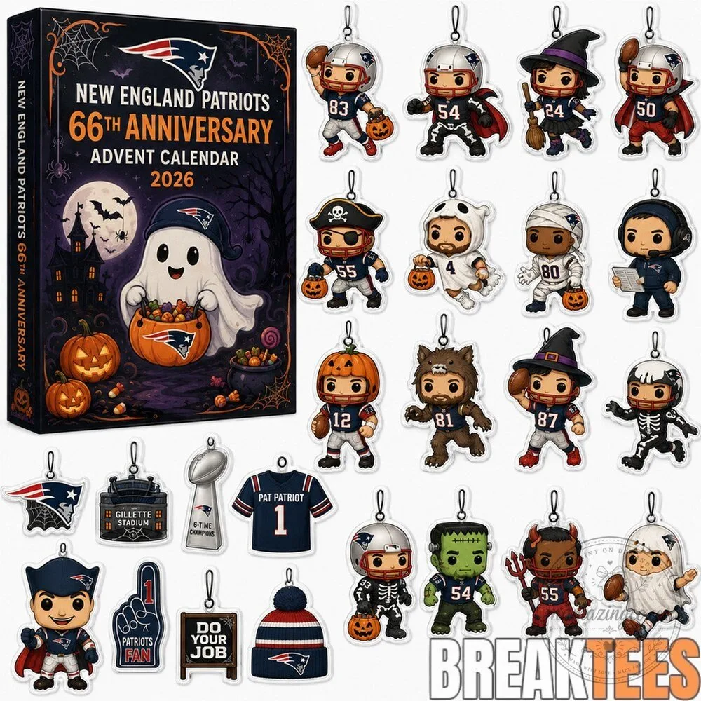 New England Patriots 66th Anniversary Halloween Advent Calendar 2026 for Football Fans 2 New England Patriots 66th Anniversary Halloween Advent Calendar 2026 for Football Fans