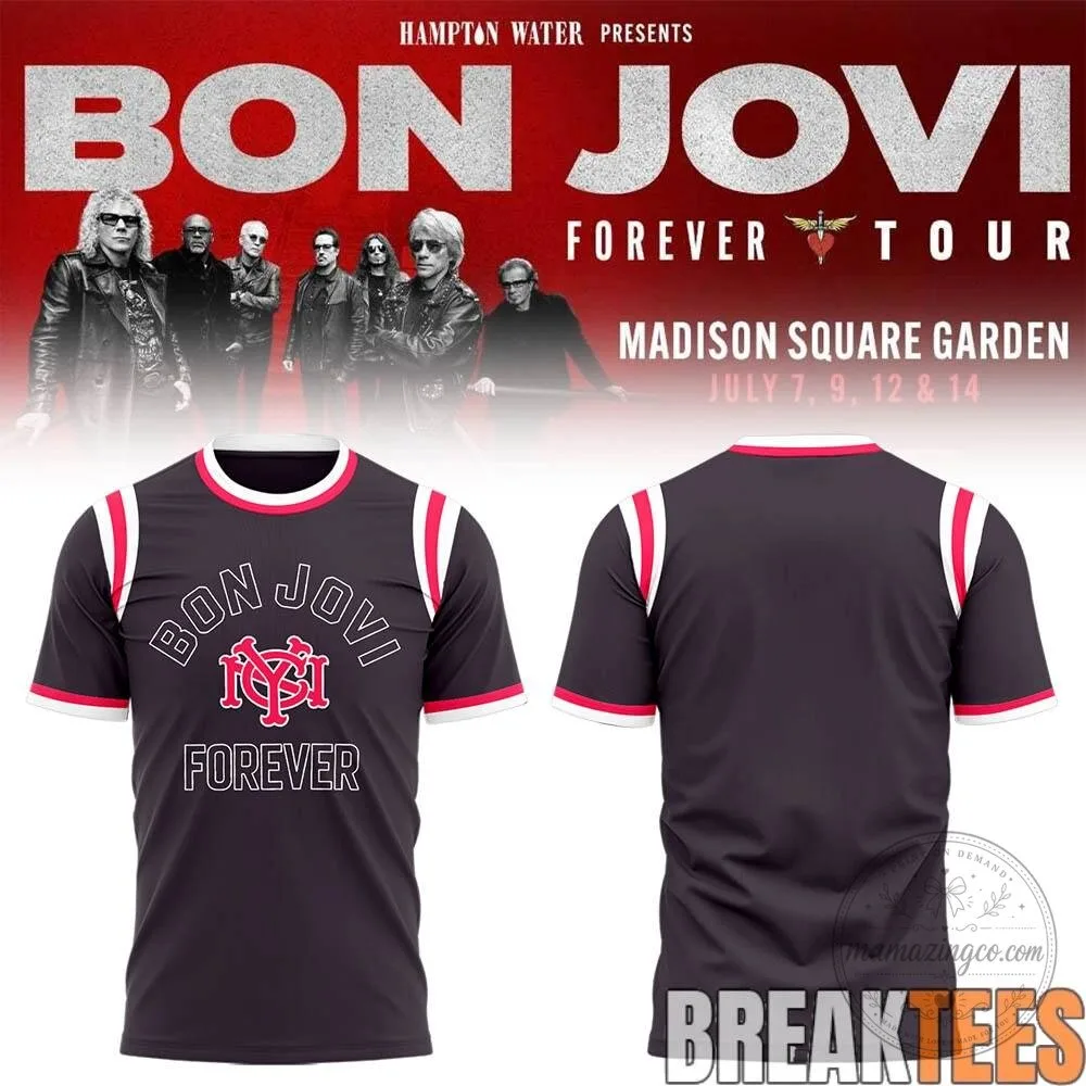 Madison Square Garden Concert T-Shirt for Bon Jovi's Forever Tour 5 Madison Square Garden Concert T-Shirt for Bon Jovi