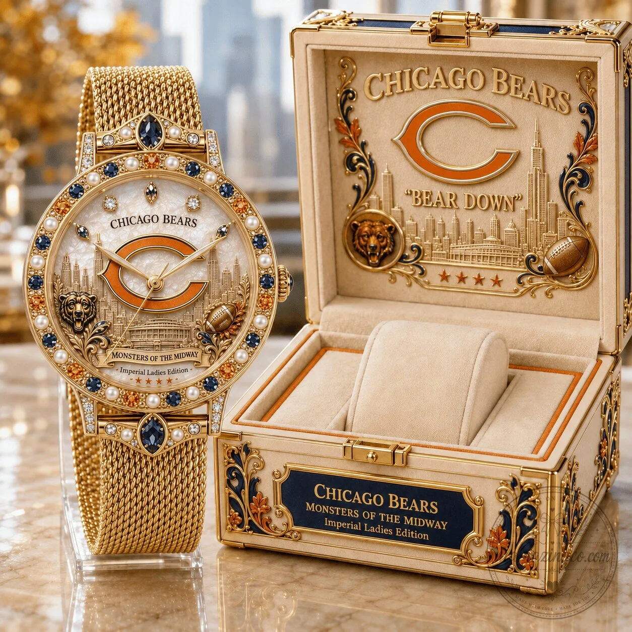 Chicago Bears Monsters of the Midway Imperial Ladies Edition Watch 5 Chicago Bears Monsters of the Midway Imperial Ladies Edition Watch