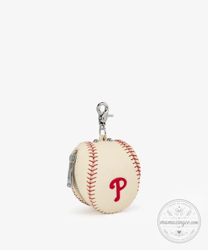 Philadelphia Phillies Baseball Keychain Pouch 27 Philadelphia Phillies Baseball Keychain Pouch