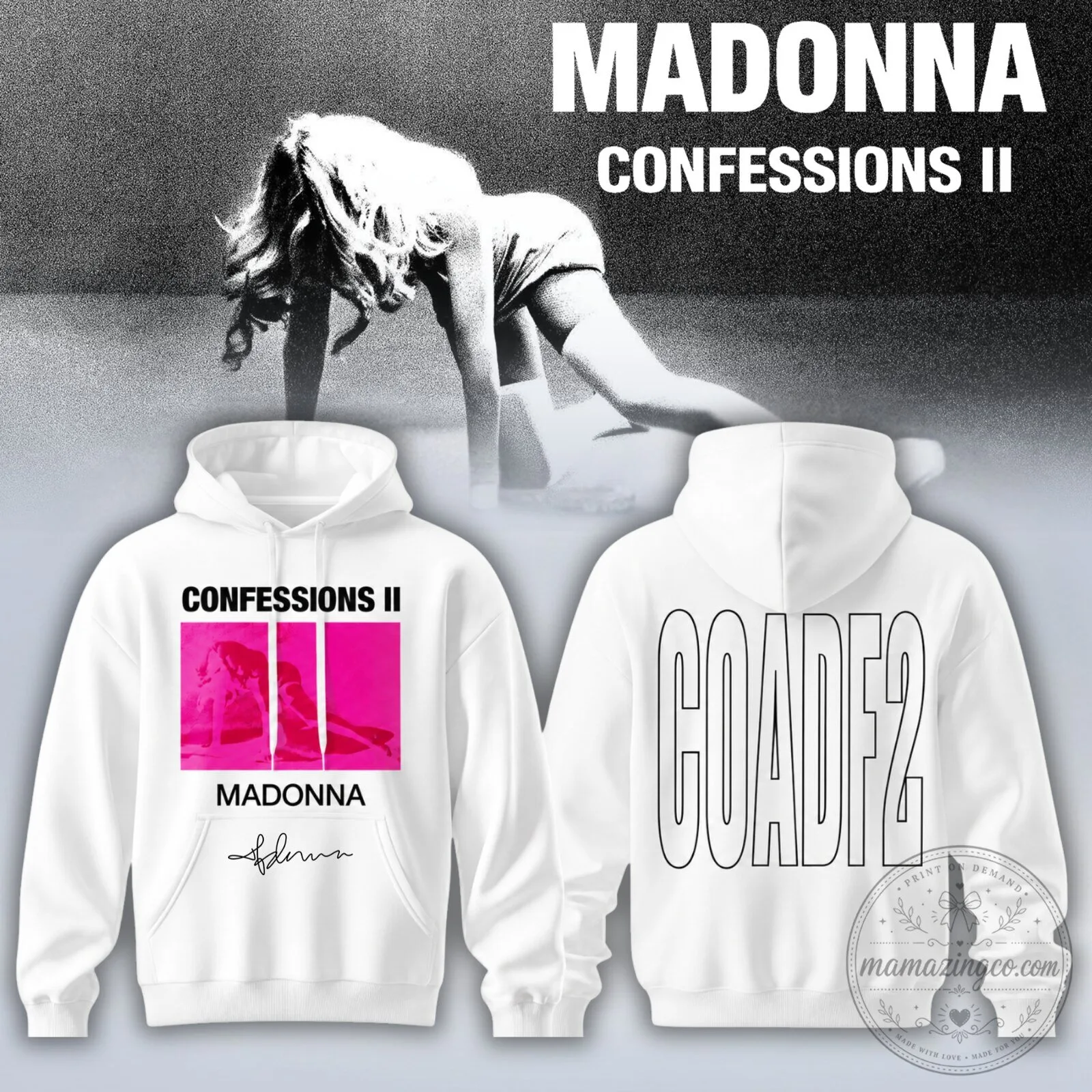 Hoodie 2 featuring Madonna's "Confessions II" design 5 Hoodie 2 featuring Madonna