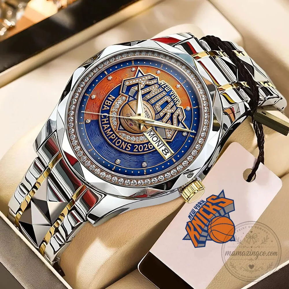 New York Knicks NBA Champions 2026 Luxury Quartz Watch