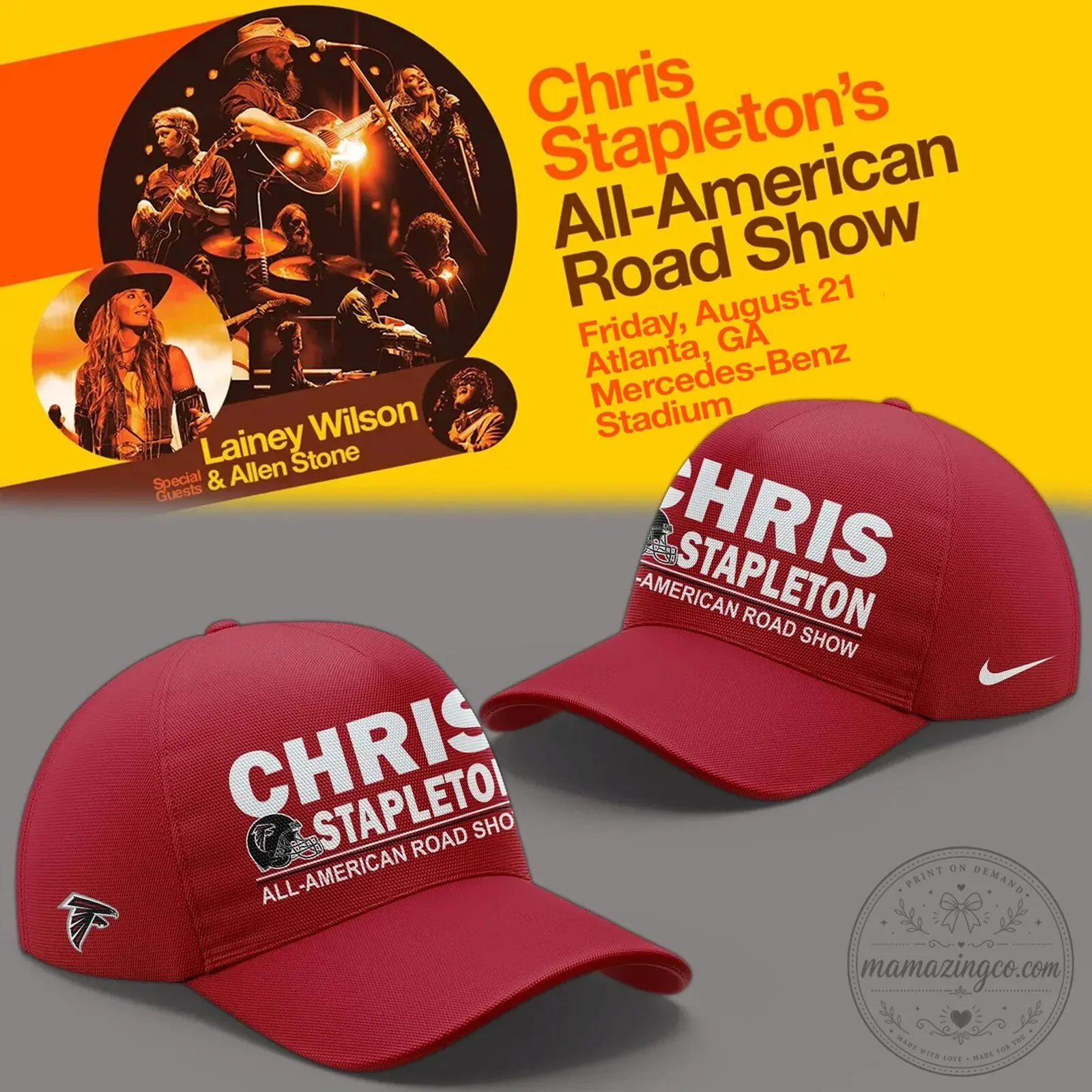 Chris Stapleton All American Road Show 2026 Concert Tour T-Shirt 7 Chris Stapleton All American Road Show 2026 Concert Tour T-Shirt