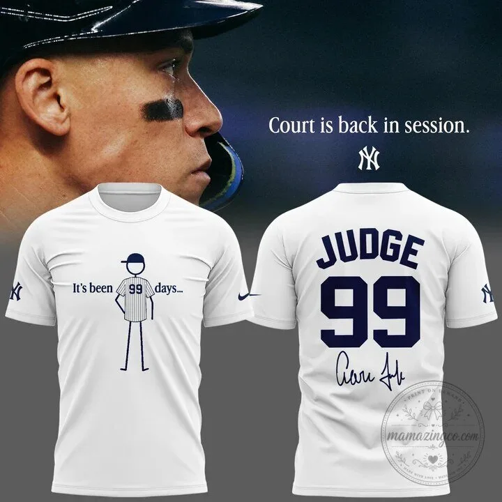 Aaron Judge Number 99 Welcome Back New York Baseball Fan T-Shirt