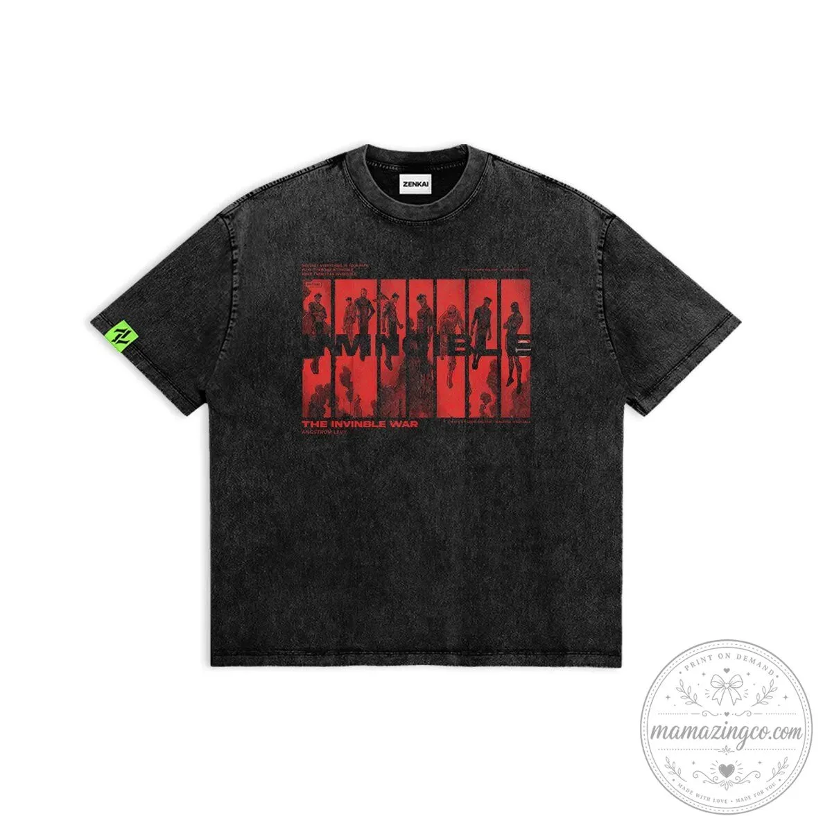 Invincible War Angstrom's Threat Comic Book Series Graphic T-Shirt 2 Invincible War Angstrom's Threat Comic Book Series Graphic T-Shirt