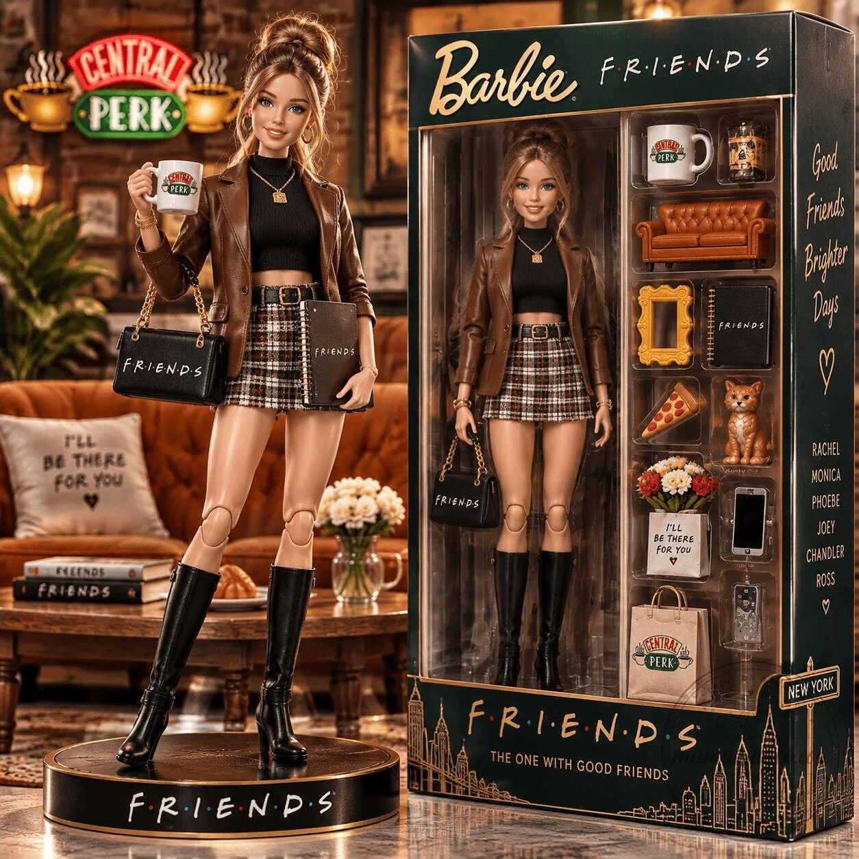 Barbie Friends Rachel Green Collectible Doll with Accessories