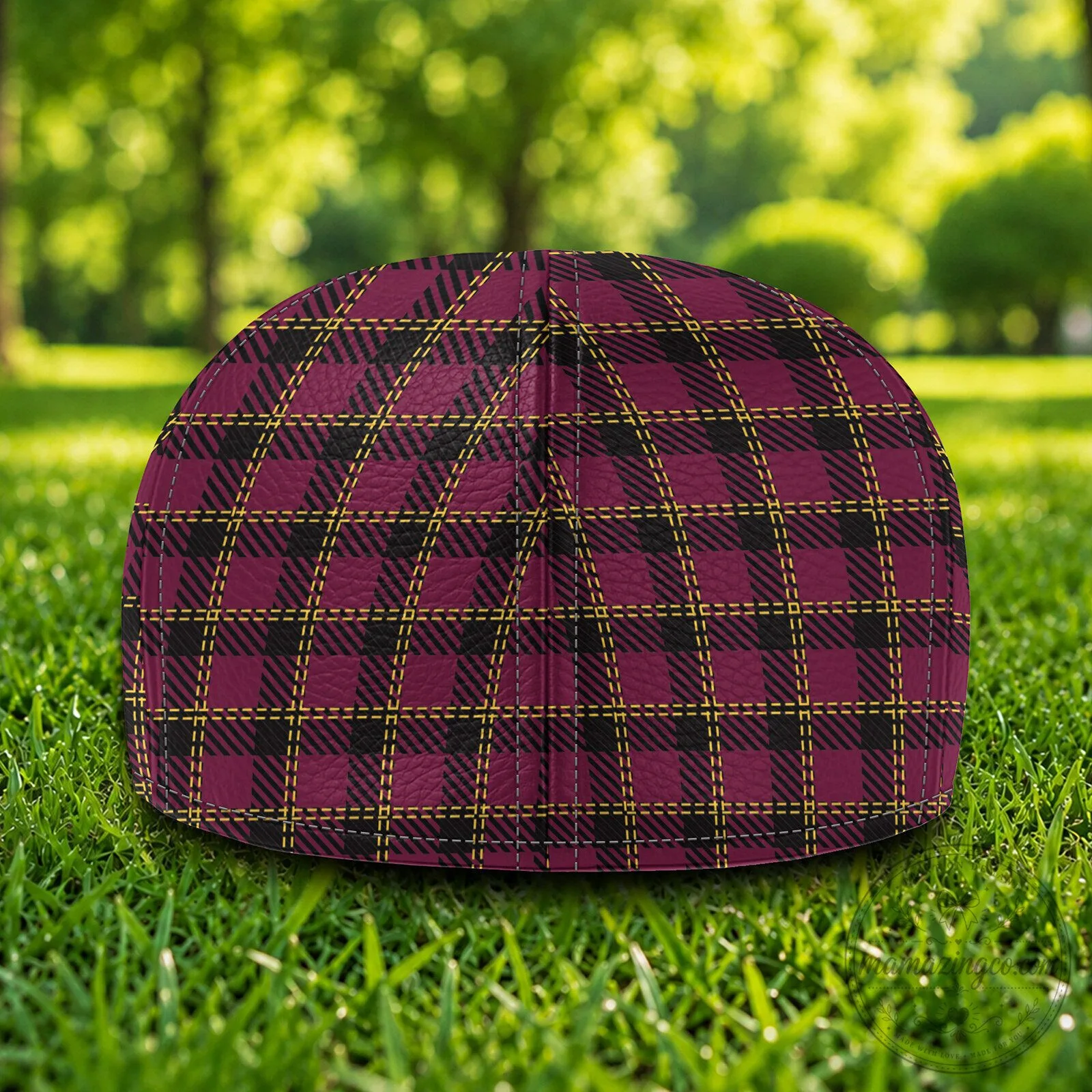 Central Michigan Chippewas Custom Name Plaid Pattern Flat Cap 11 Central Michigan Chippewas Custom Name Plaid Pattern Flat Cap