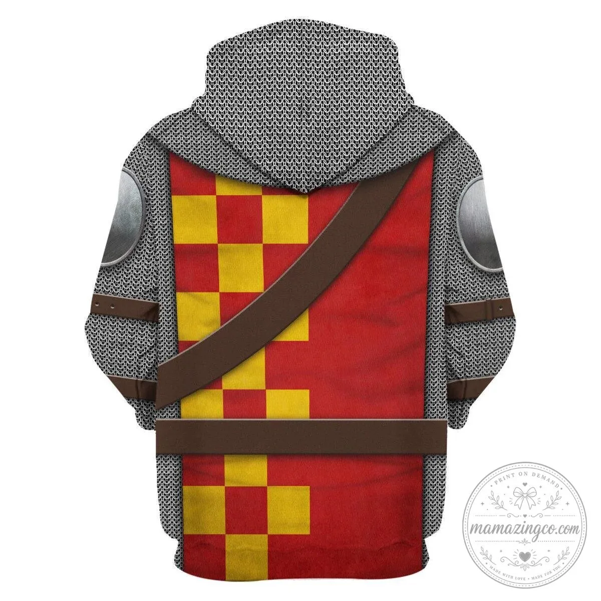 Medieval Knight Templar Chainmail Armor Costume Hoodie Sweatshirt 20 Medieval Knight Templar Chainmail Armor Costume Hoodie Sweatshirt