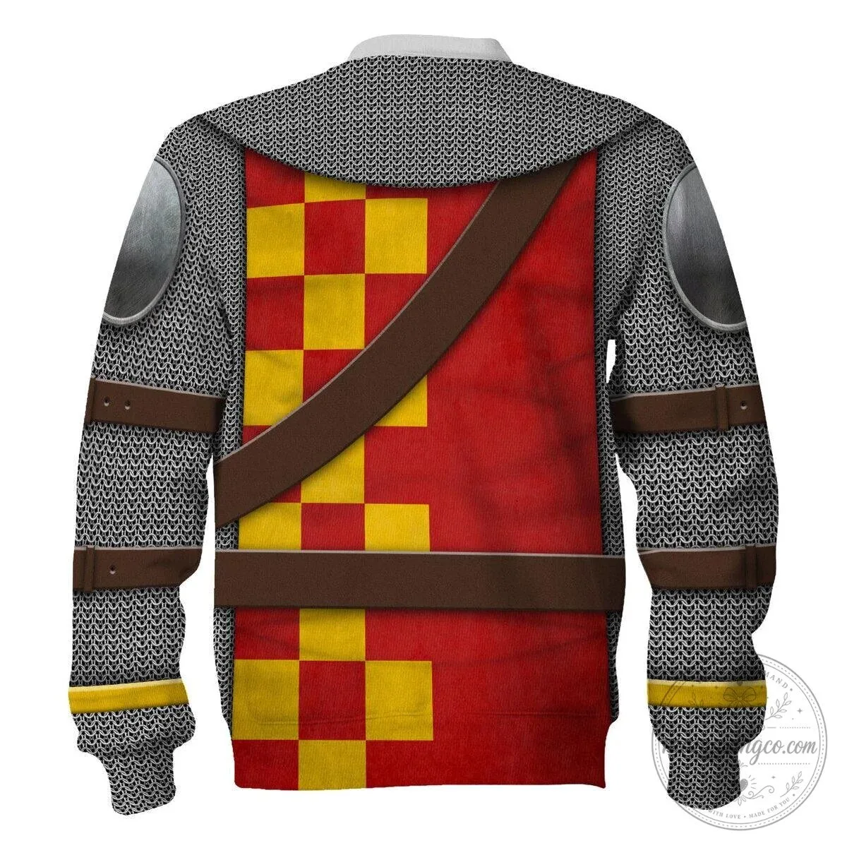Medieval Knight Templar Chainmail Armor Costume Hoodie Sweatshirt 21 Medieval Knight Templar Chainmail Armor Costume Hoodie Sweatshirt