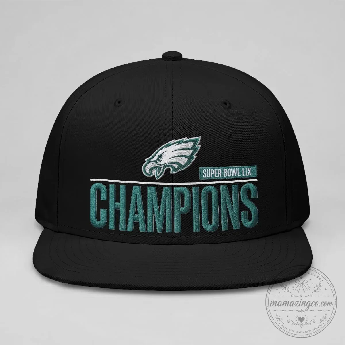 Philadelphia Eagles Snapback Hat - Super Bowl LIX Champions Edition