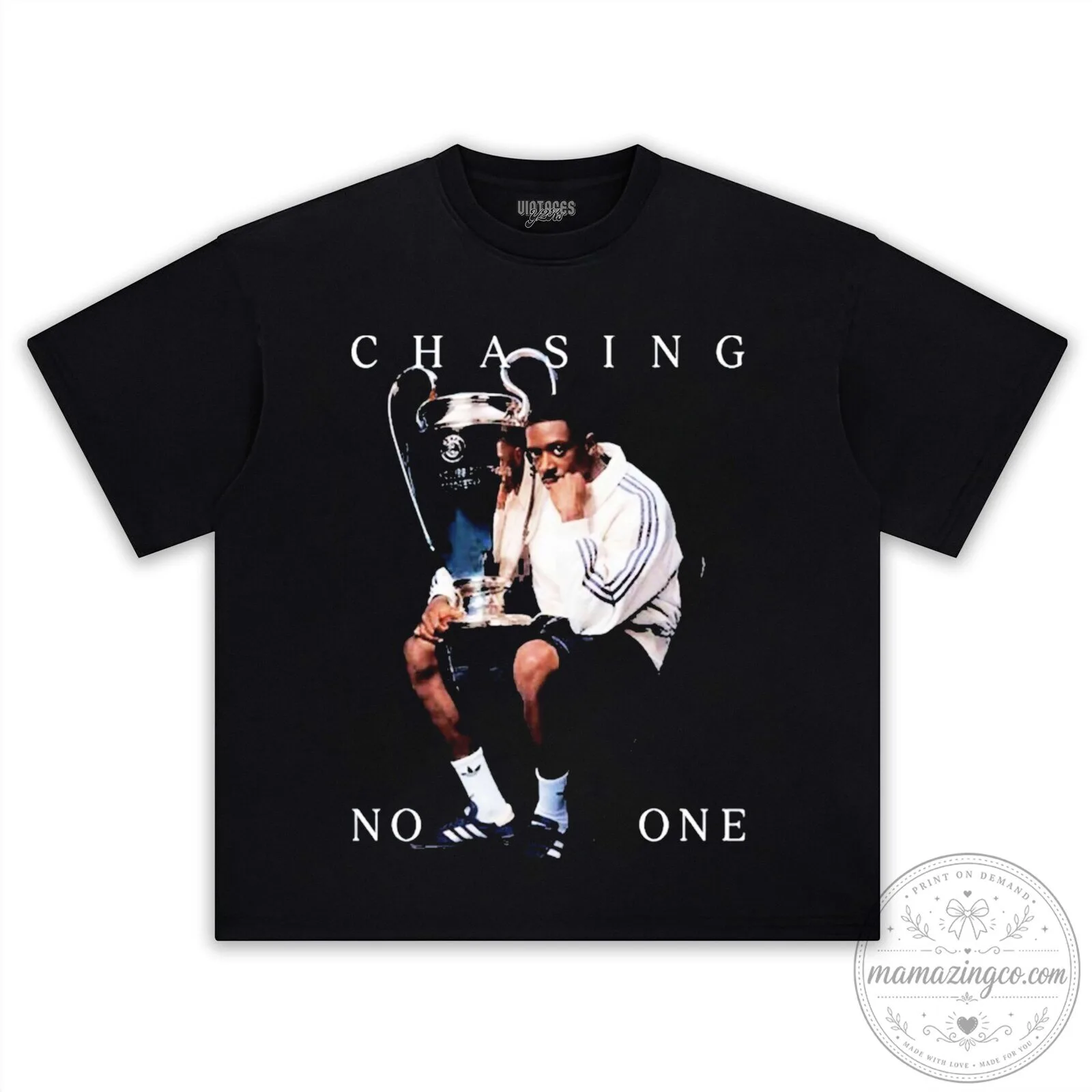 Football Fan T-Shirt featuring Ousmane Dembele: Chasing No One Design