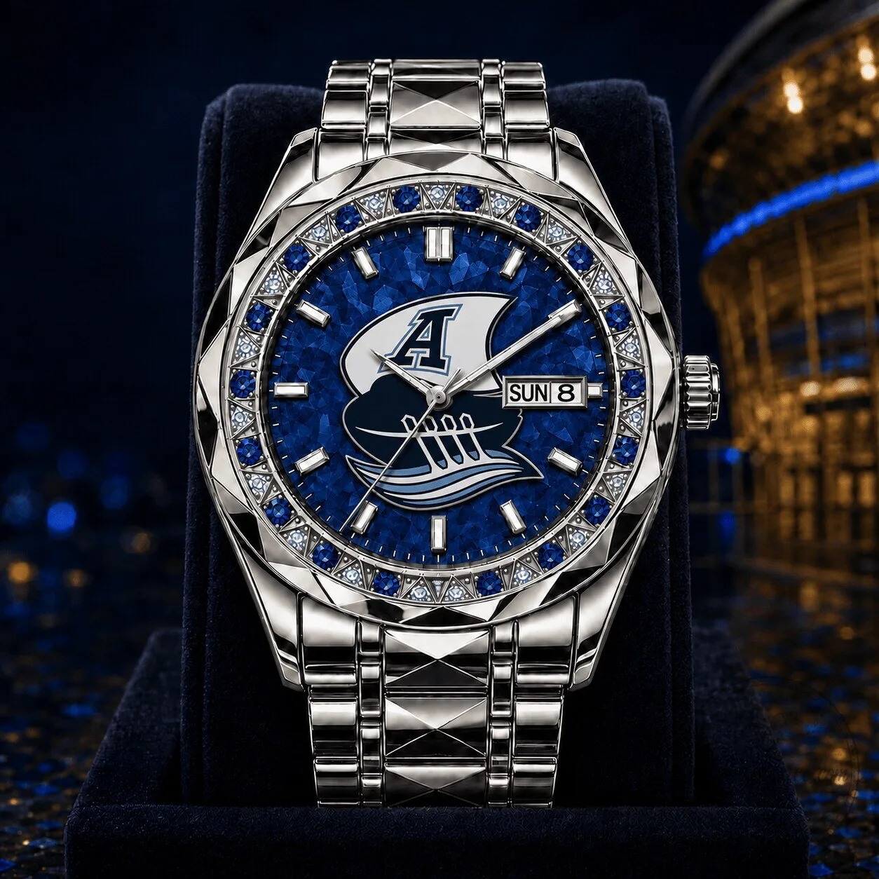 Toronto Argonauts Football Club Men's Stainless Steel Watch 1 Toronto Argonauts Football Club Men's Stainless Steel Watch