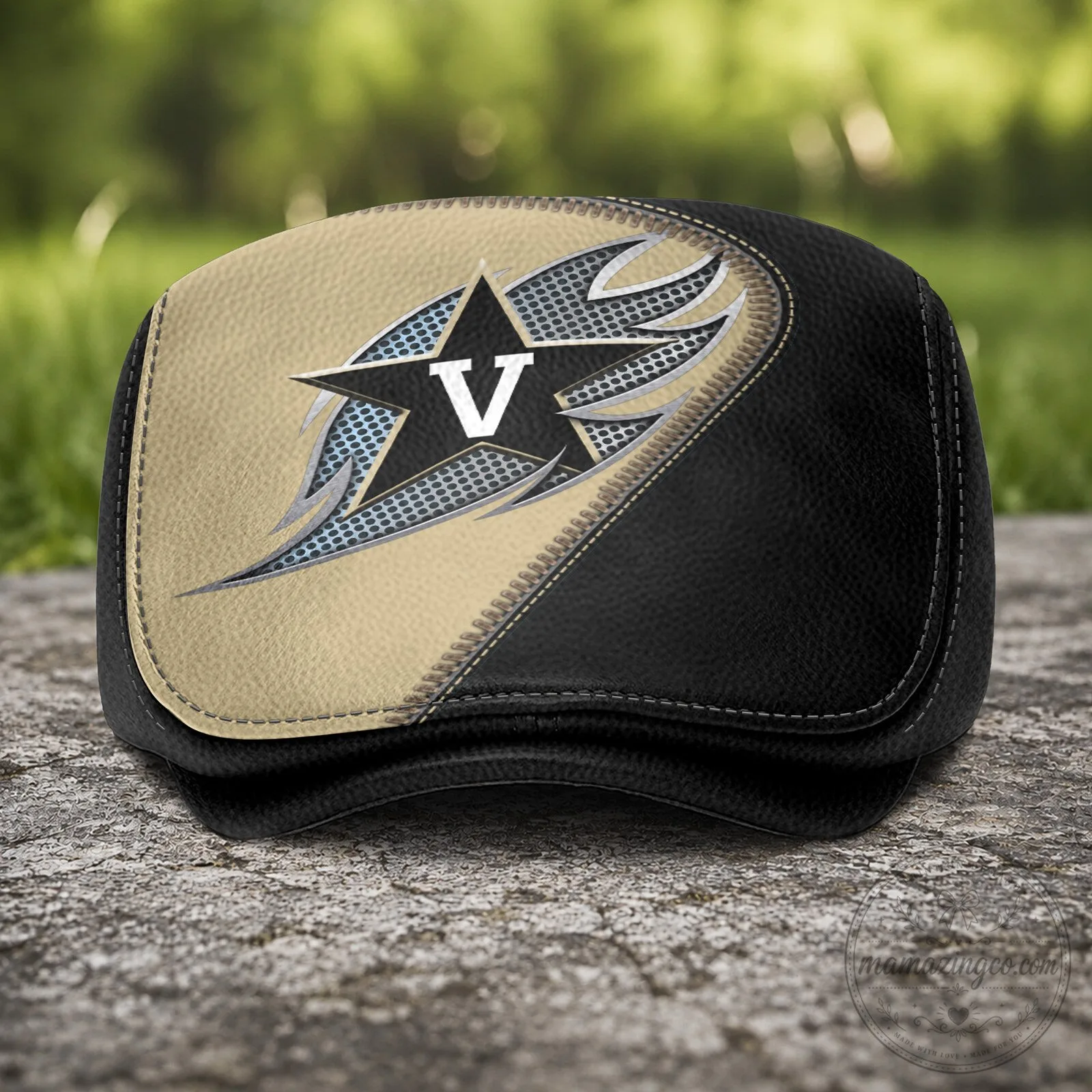 Vanderbilt Commodores NCAA Jeff Cap Flat Golf Hat 10 Vanderbilt Commodores NCAA Jeff Cap Flat Golf Hat