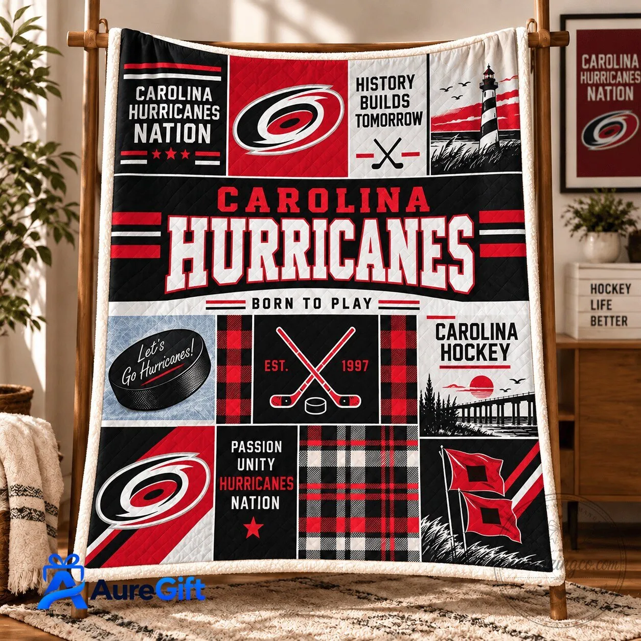 Carolina Hurricanes National Hockey League Fleece Throw Blanket 9 Carolina Hurricanes National Hockey League Fleece Throw Blanket