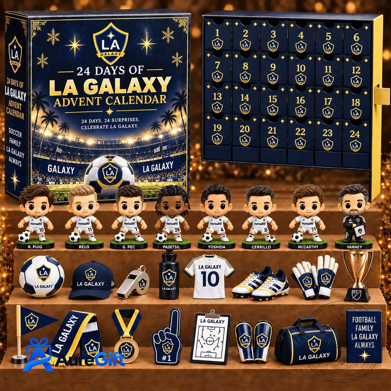 LA Galaxy MLS Soccer Team 24 Days of Advent Calendar Blind Box 3 LA Galaxy MLS Soccer Team 24 Days of Advent Calendar Blind Box