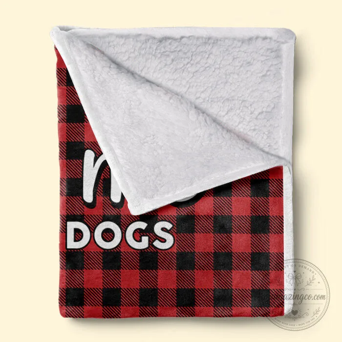 Personalized You And Me And The Fur Babies Red Plaid Blanket 14 Personalized You And Me And The Fur Babies Red Plaid Blanket