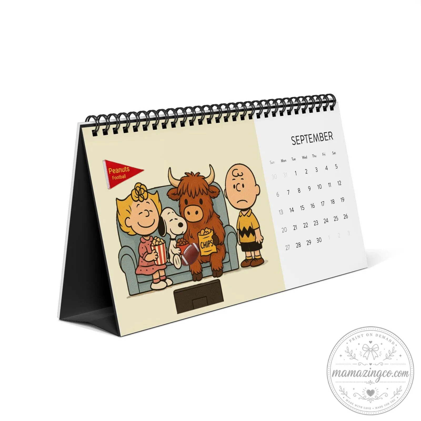 Peanuts Charlie Brown Snoopy Christmas Caroling 2026 Desk Calendar 17 Peanuts Charlie Brown Snoopy Christmas Caroling 2026 Desk Calendar